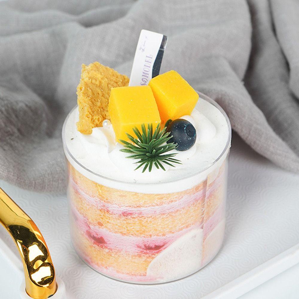 Chookyy Buah Artificial Cupcake Mainan Etalase Toko Ornamen Dekorasi Desktop Model Dessert Makanan