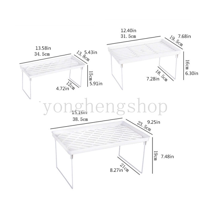 Gaya Sederhana Rak Penyimpanan Lipat Meja Belajar Alat Tulis Rak Puing Foldable Office Desktop Storage Rak Hemat Ruang Dapur