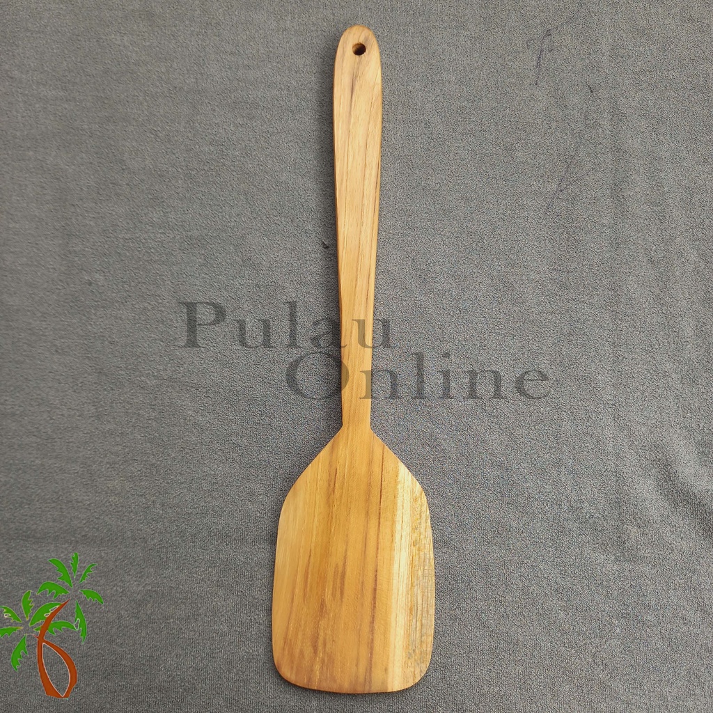 Spatula Kayu Jati Premium - Sutil Kayu - Sodet Kayu Jati - Pulau Online