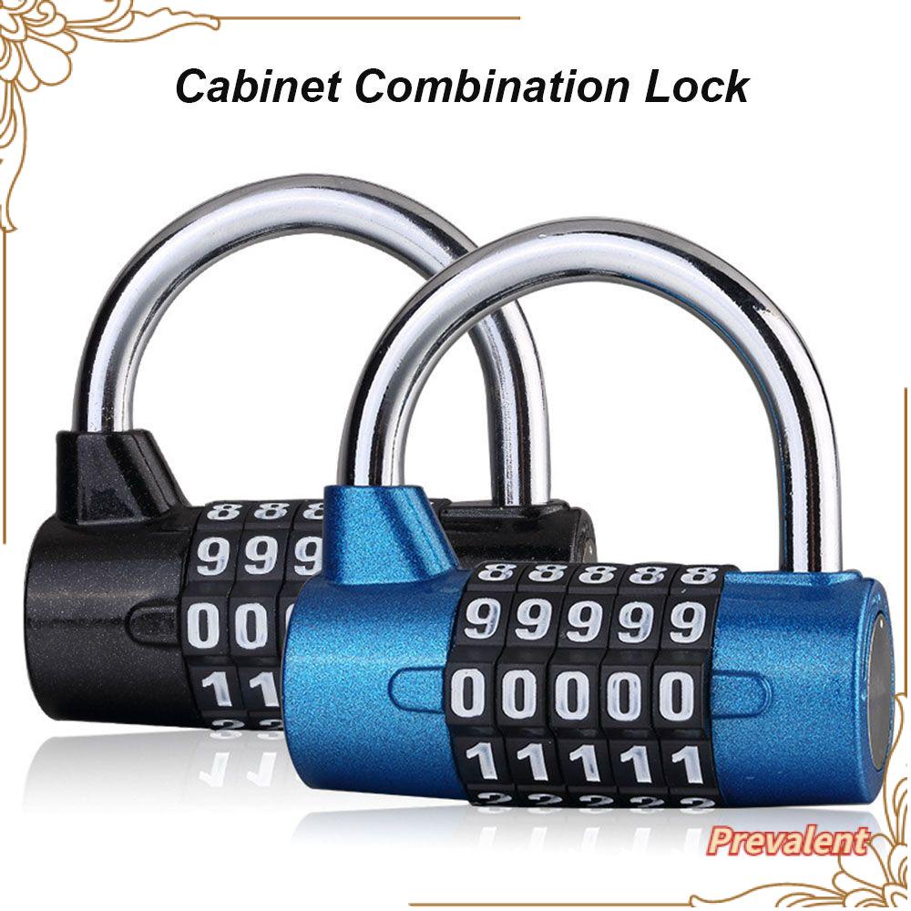 Preva Password Padlock High Security Gembok Kode Zinc Alloy Kunci Gembok Kunci Kombinasi Safe Box