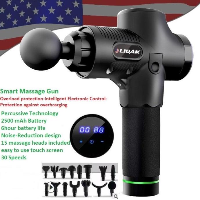 Alat Pijat Getar LIDAK Alat Terapi Relaksasi Otot muscle Massage Gun