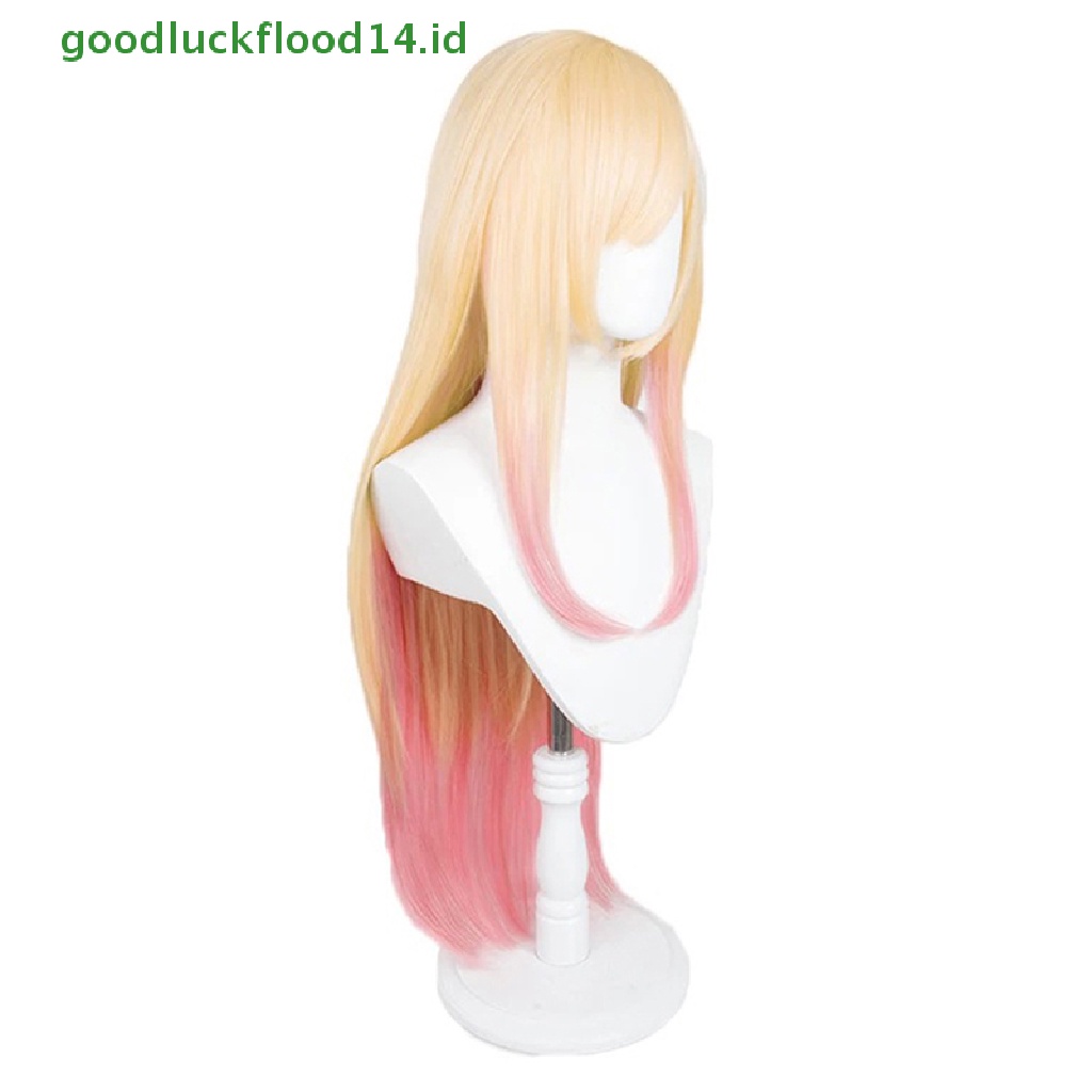 [GOOGFOUR] Anime My Dress-Up Darling Marin Kitagawa Cosplay Wig Rambut Gradasi Kuning [TOP]