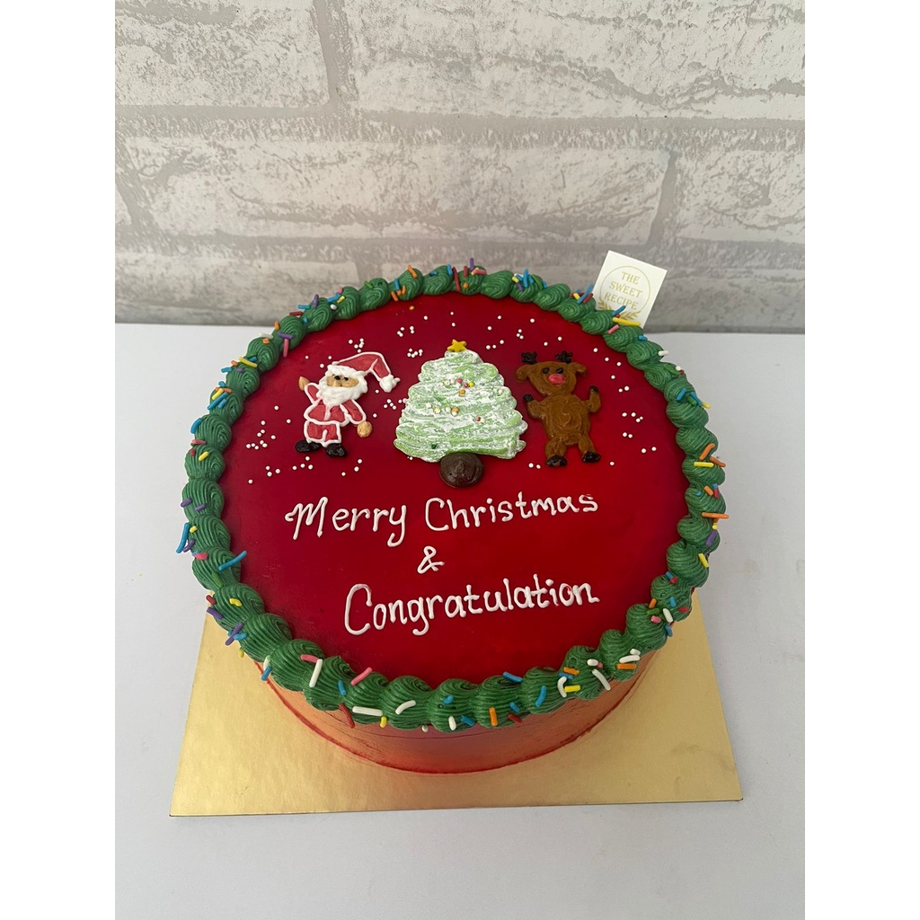 

Chrismast Cake Red Santa