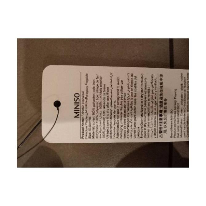 Payung Lipat Miniso Promo