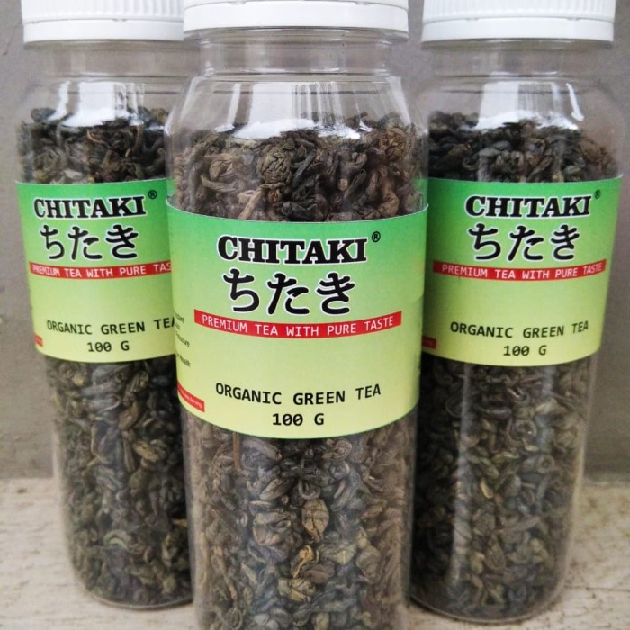 

TERBARU Chitaki Organic Green Tea Premium Quality Teh Hijau 100 gram