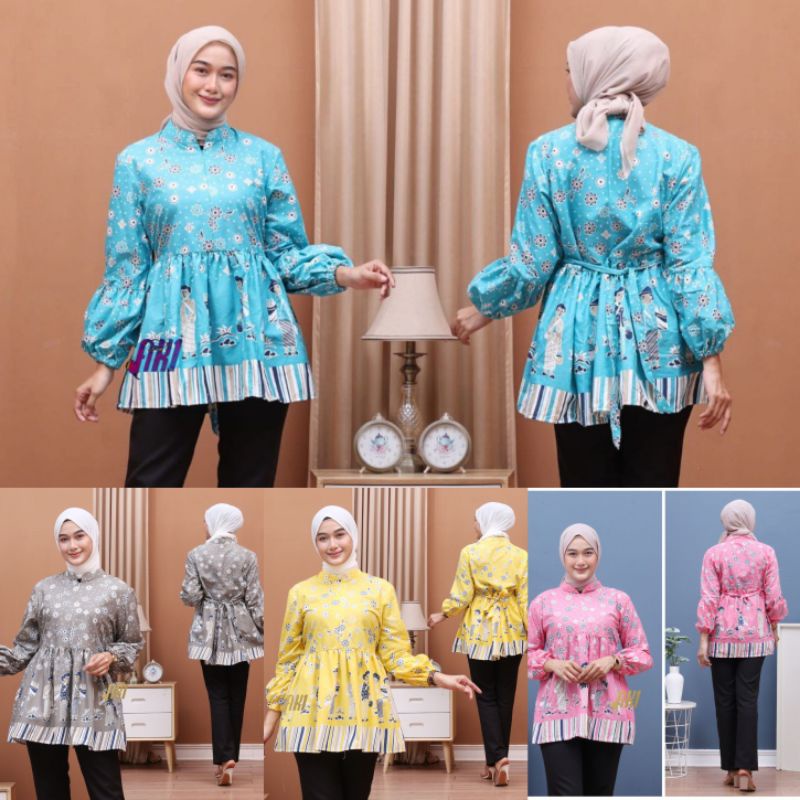 Baju Batik Wanita modern Blouse