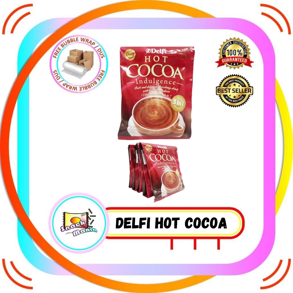 

Delfi Hot Cocoa Indulgence Chocolate Drink 3 in 1 Coklat 10 x 25 gr