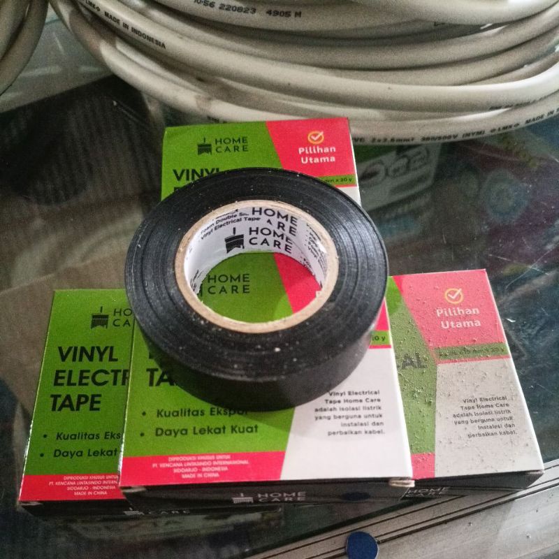 

Isolasi listrik / isolasi kabel / electrical tape / isolasi listrik hitam