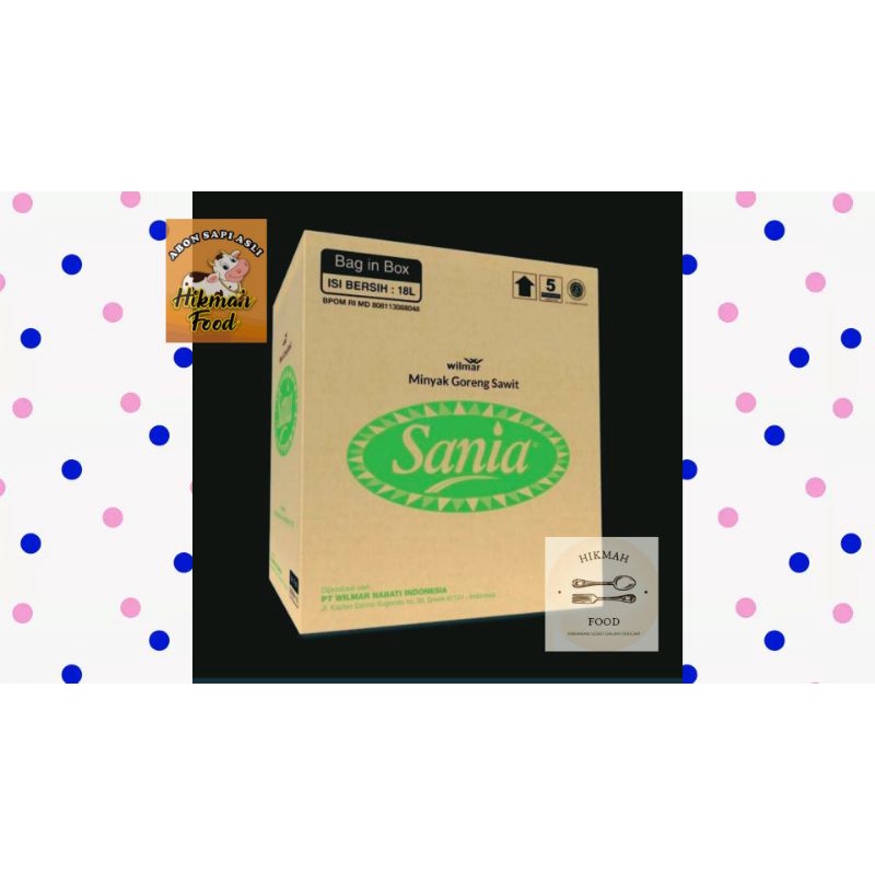 Minyak Goreng SANIA murah 18L (18Liter) BIB Termurah