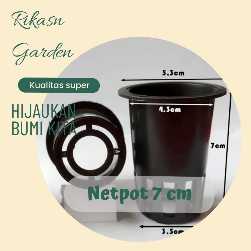 KHUSUS BATAM netpot 7 cm bahan tebal dan kuat