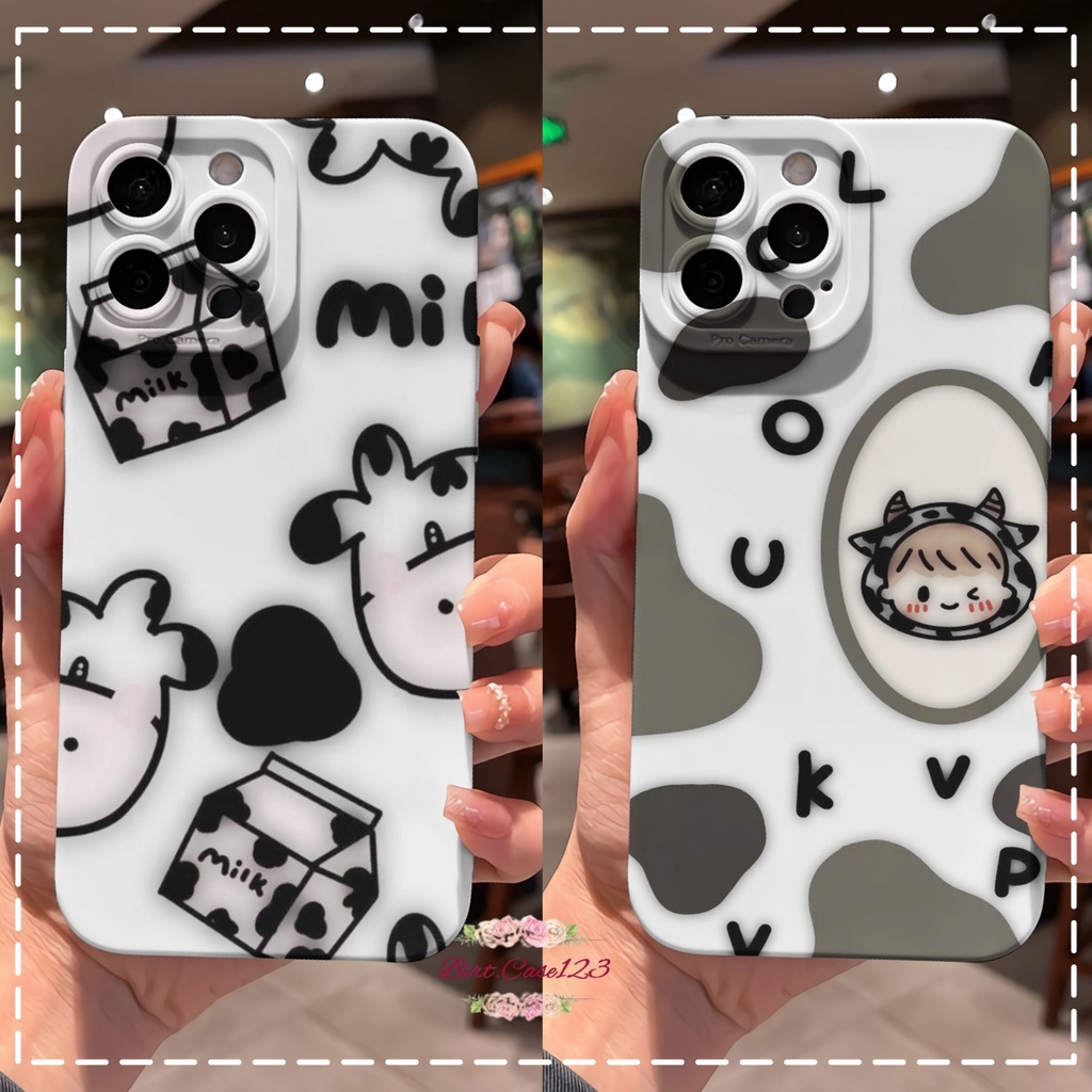 CUSTOM CASE SOFTCASE SILIKON PROCAMERA COW CUSTOM OPPO REALME VIVO XIAOMI SAMSUNG INFINIX IPHONE FOR ALL TYPE BC6882