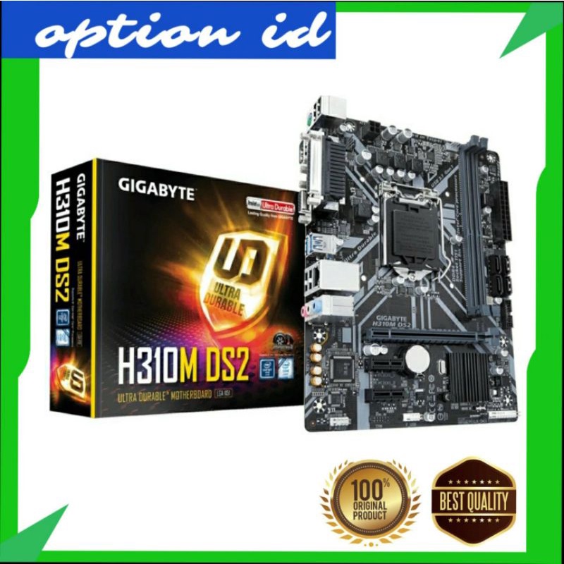 GIGABYTE H310M DS2 | H310 LGA 1151 DDR4 mATX - Motherboard INTEL