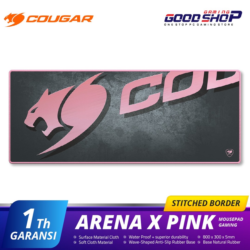 Cougar Arena X Pink Pro Gaming Surface - Gaming Mouse pad