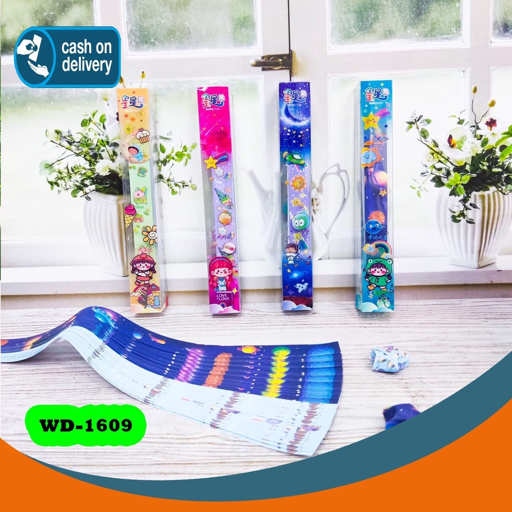 

KERTAS BINTANG ISI 36 LEMBAR DIY BUCKET BOUQUET PITA JEPANG KREATIFITAS ANAK WD-1609