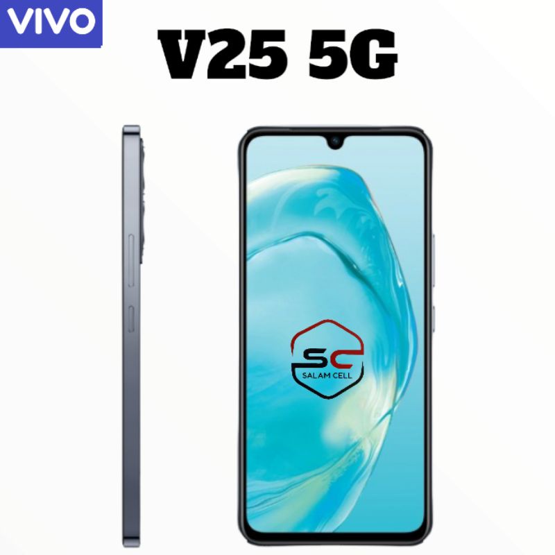 Vivo V25 5G Ram 8+8/256GB Camera 64MP44W Flash Charge Garansi Resmi