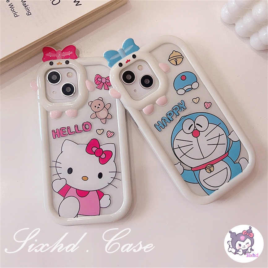 OPPO A78 A17 A17K A57 A77s A76 A96 A16 A16K A15 A74 A54 A53 A33 A32 A31 A5 A9 A5s A3s Reno 8Z 7Z 6 5 A95 A94 A93 A92 A77 A52 A16e A12e F11 Small Monster Phone Casing Couple Cartoon Jingle Cat Case Phone Soft Cover