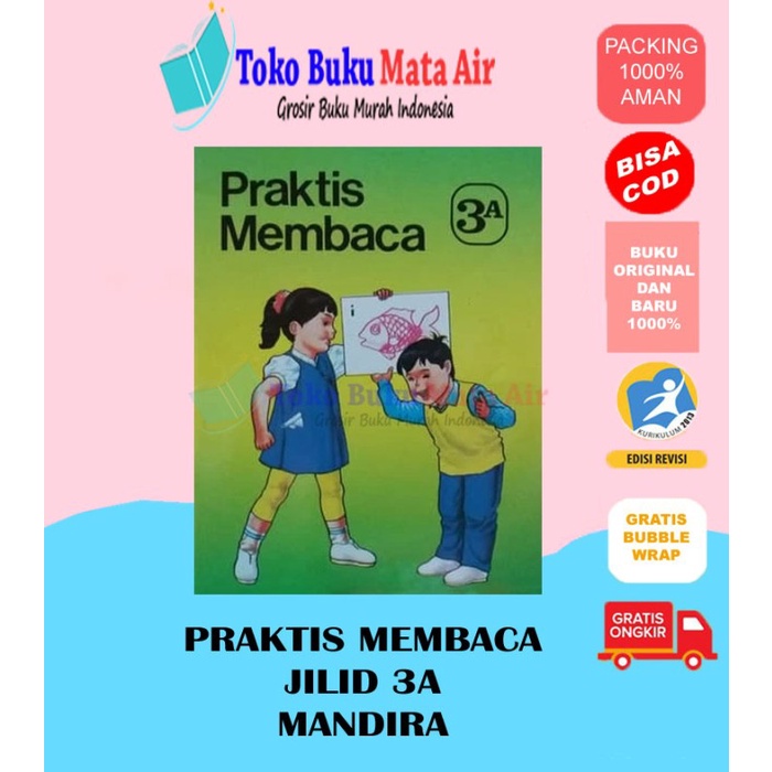 BEST SELLER ORIGINAL PRAKTIS MEMBACA JILID 3A MANDIRA