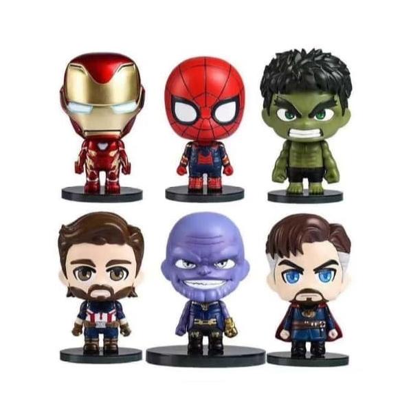 Action Figure Avengers Infinity War Kepala Besar Bukan Funko Pop (01A)