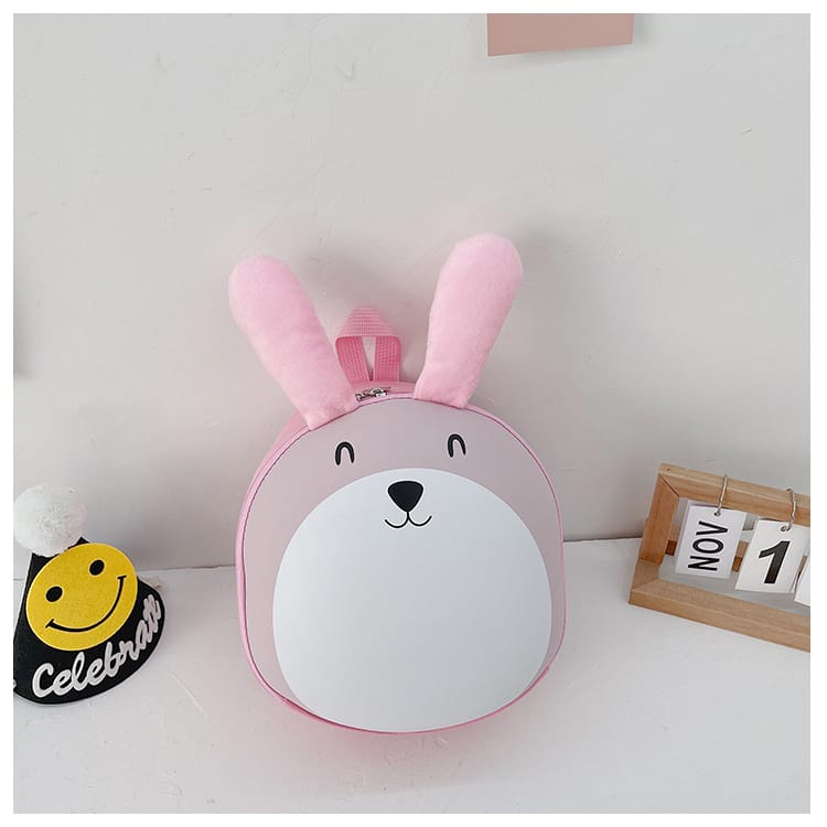 [Juallaris.id]Tas Ransel Anak Motif Kelinci Pink Lucu / Cute Kids Pink Bunny Back Pac / Ransel Bunny / Anti air