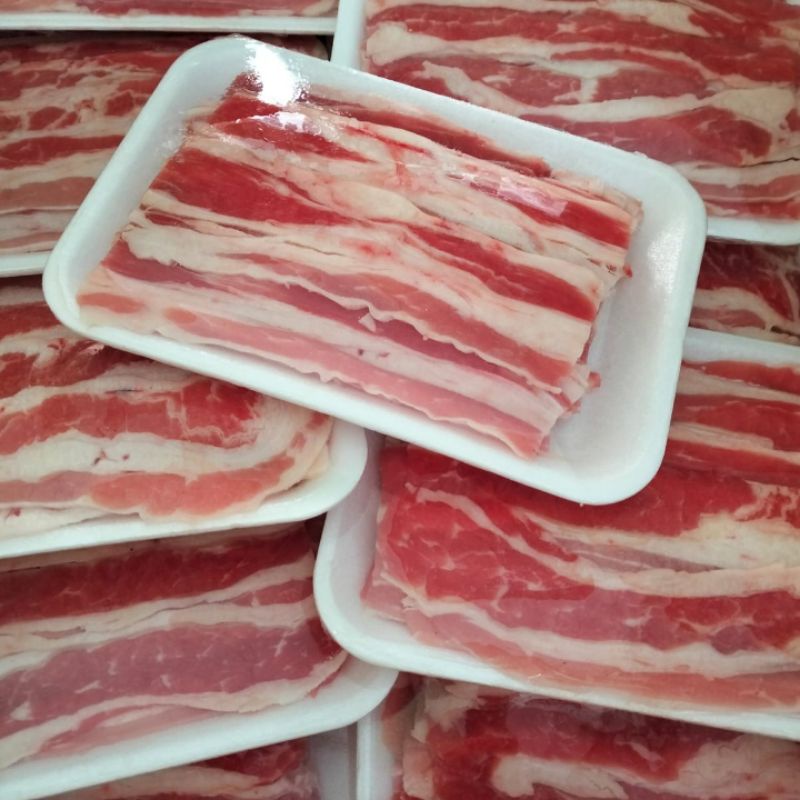 

Sortplate | beef slice - Daging sapi slice | saikoro