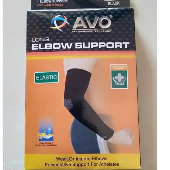 Produk Populer Deker tangan elbow panjang  voli volly futsal basket hitam av0 bisa  cod