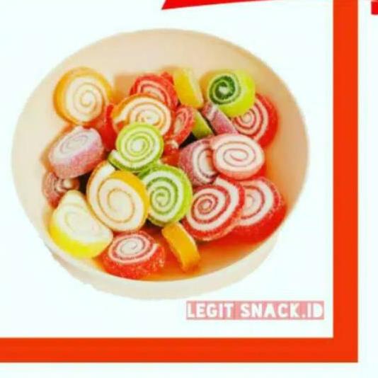 

FREE ONGKIR!Permen Jeli Thailand / Fruit Jelly Roll Candy / Jelly Rol Lingkaran Circle 250 Gram|KD7