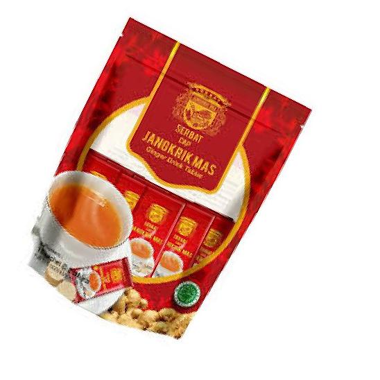 

[F-8Q ✓] Serbat Cap Jangkrik Mas Ginger Drink Tablet 10 Sachet / Minuman Herbal Jahe / Minuman Tradisional-kekinian