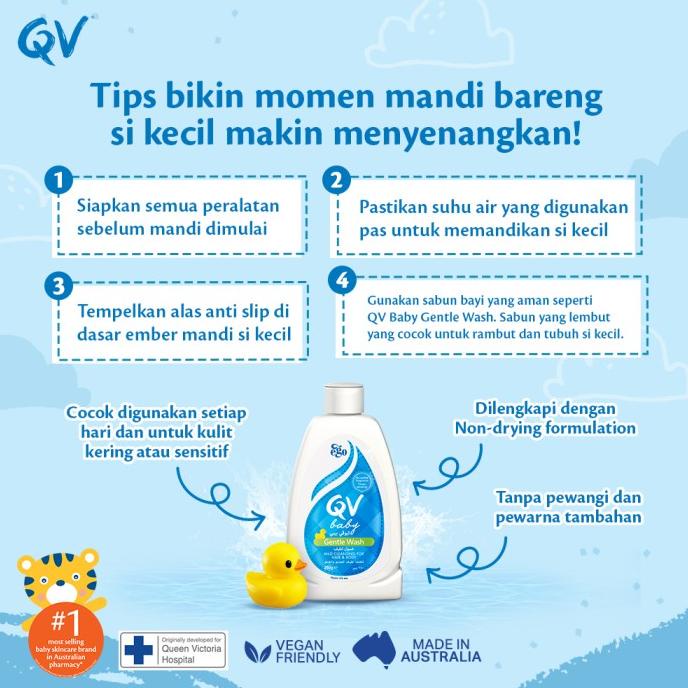 QV Baby Bath Oil Sabun Mandi Bayi 250g