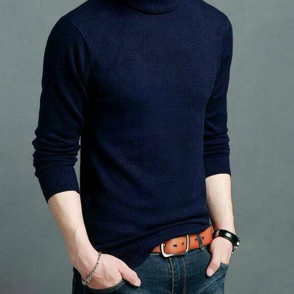 Harga Bersahabat RAS SWEATER- SWEATER KERAH TINGGI PRIA - SWEATER RAJUT TURTLE NECK PRIA - SWEATER P