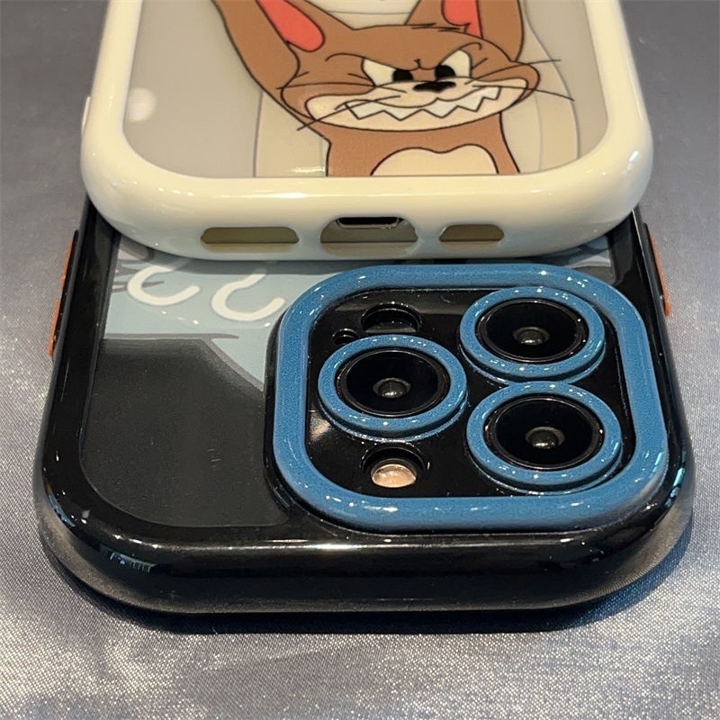 Case Motif Kucing Dan Tikus Untuk IPhone 12 13 14 11 Pro Max Yyty