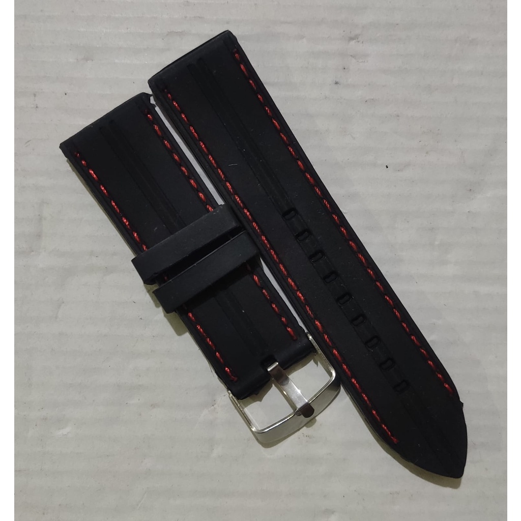 Tali strap karet ukuran 20mm/24mm jahit