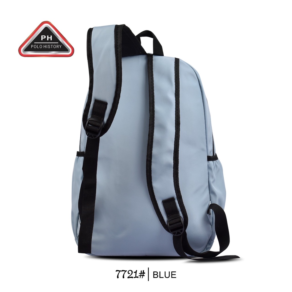 ( DHB ) Tas Sekolah Polo History 7721 Tas Ransel Wanita Tas Traveling  Free Gantungan