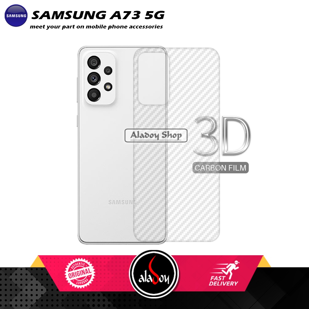 Tempered Glass Anti SPY Samsung A73 5G Anti Gores Privacy + Tempered Glass kamera dan Skin Carbon