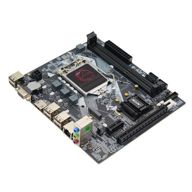 Mainboard IH61-MA2-V4 Intel LGA 1155 - Mobo H61 Gen 2 Sandy Bridge / 3 Ivy Bridge Support Slot Nvme Mb Untuk Gaming Office Admin Garansi Resmi 2 Tahun