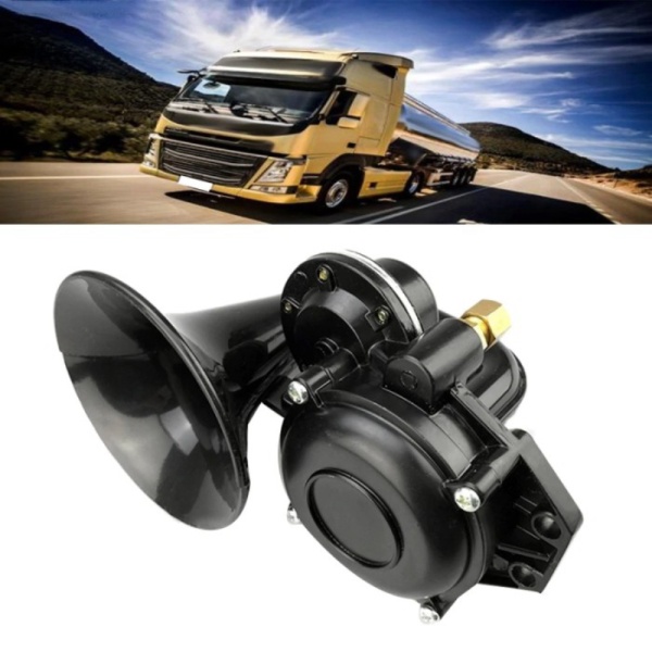 

Dijual Klakson Keong Trompet Mobil Truk Loud Air Horn 1224V 135dB - Black Berkualitas