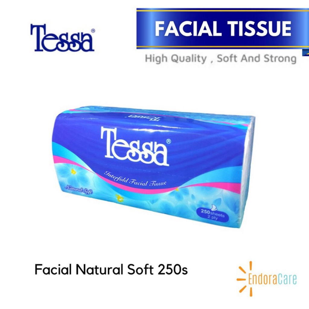 Jual Tissue Facial Tessa 250 2 Ply Tessa Tisu Wajah Natural Soft