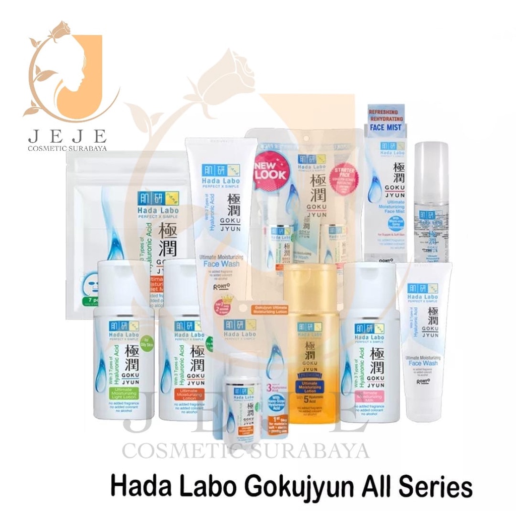 HADALABO Moisturizing Face Wash/ Moisturizing Lotion - HADALABO Ultimate Whitening Face Wash/ Whitening Lotion - HADA LABO TAMAGOHADA Mild Peeling Face Wash/ Lotion 100mL