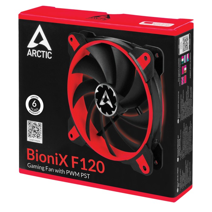 ARCTIC BIONIX F120 SINGLE FAN - WHITE