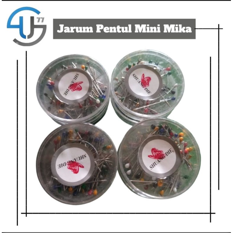 US075 Jarum Pentul Mini Mika Bulat By Toko Haji Usman
