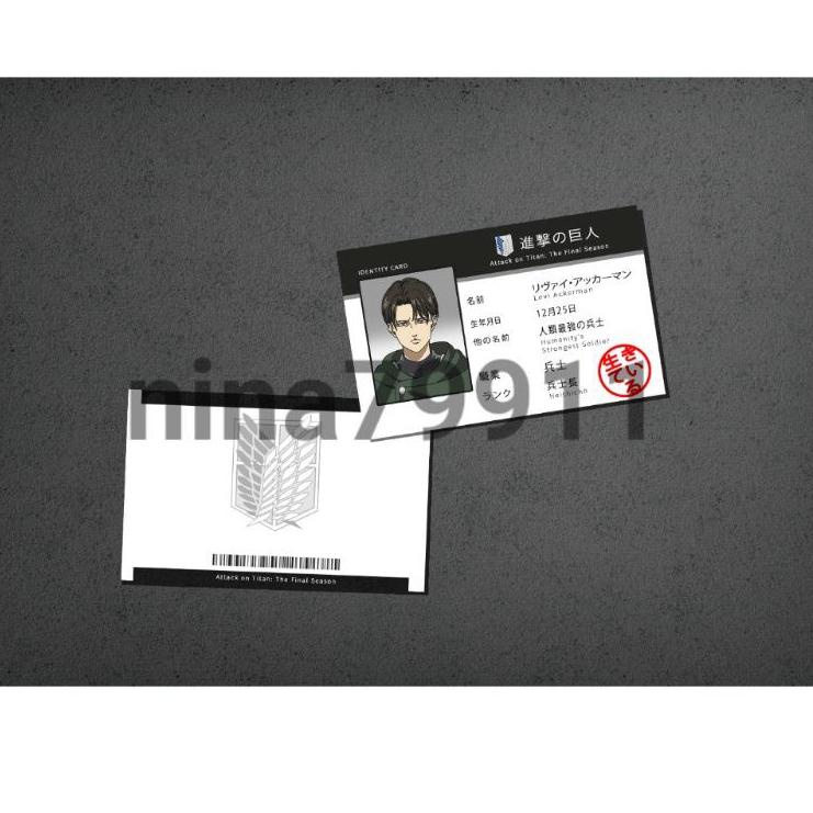 

Buruan Pesan Identity Card 『Attack on Titan: The Final Season』
