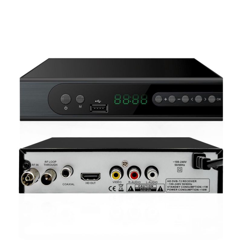 DCOLOR DVB T2 WIFI SET TOP BOX DIGITAL STB SUPER HD DC-002