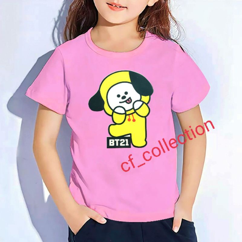 KAOS ANAK PEREMPUAN GAMBAR DFT 1 10 TAHUN