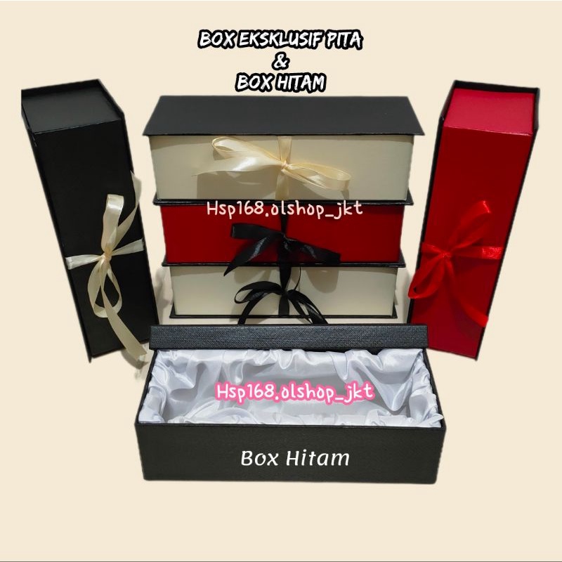 

GIFT BOX TEMPAT KADO TUMBLER ONLY | Custom BOX GIFT HAMPERS BOTOL | KOTAK HADIAH | KOTAK SOUVENIR | HardBox Premium | Kotak Kado Pita | Box Hitam Polos