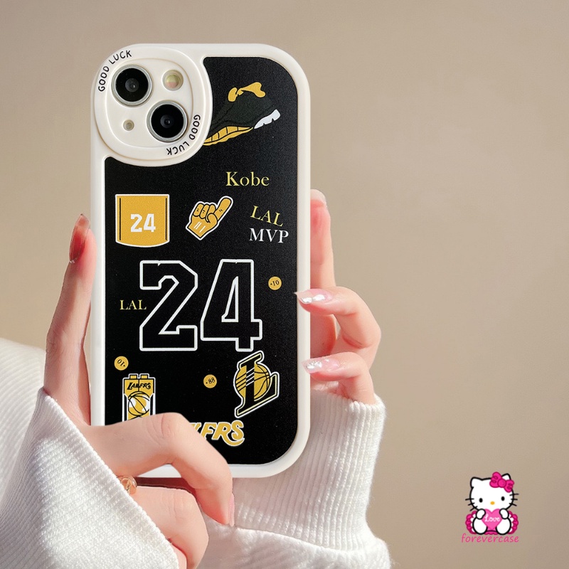 Casing Redmi Note8 9 9 9Pro 9s 8Pro 10 10s 11 11s 10Pro 11Pro Plus Redmi 10 9T 9A 9 10A 9C POCO M3 X3 10C Mi12 11 Lite 11T NFC Trendy Kobe James N.B.A Lakers Label Soft TPU Sarung Cover Sarung