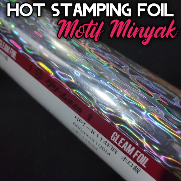 [Bayar DiTempat] Hologram Foil Hot Stamping Metal Jig Lure