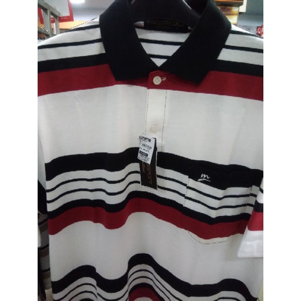 Tshirt kerah /wangky salur modasport/09-551