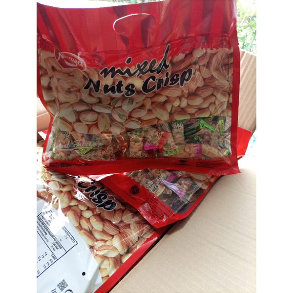 

NARAYA MIXED NUTS CRISP 400 gr mix nuts almond, pistachio,mede