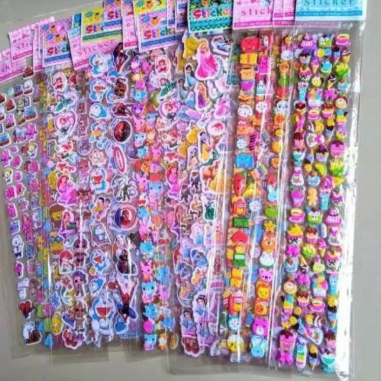 

➭Harga Termurah➭ IAE8K 20PCS STIKER TIMBUL PANJANG (ISI MIX) 69 Ready