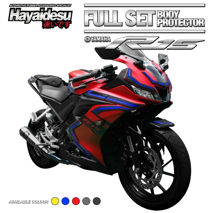 Hayaidesu Body Protector Yamaha R15 V3 Full Set Cover #Original
