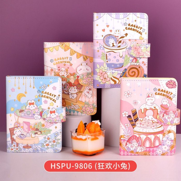 

Pad Buku Diary Notebook Lucu Rabbit Carnival Agenda Import